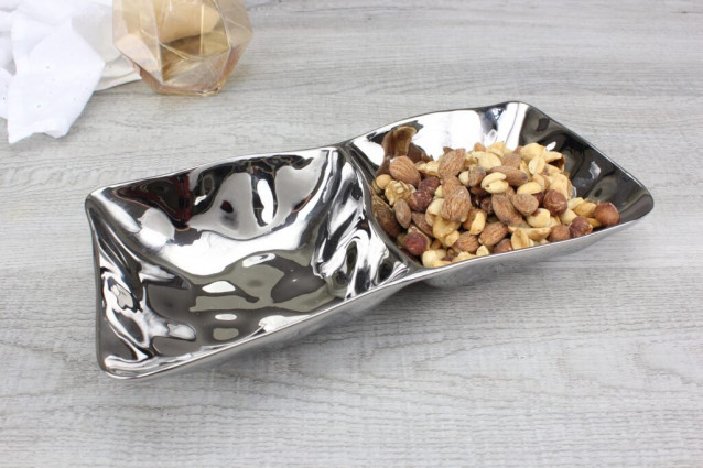 Менажниця 2 секції "Thin and Simple" l-31, колір срібло