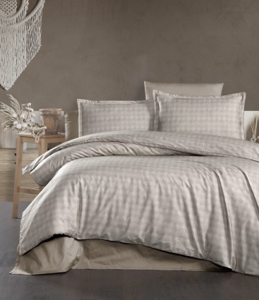 Постільна білизна "Ruth", крем/беж