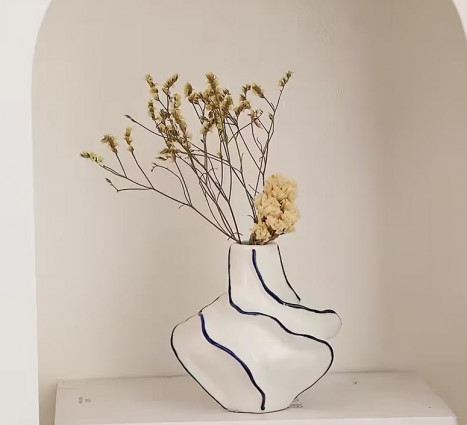 Ваза "Люкс", h-12, біла