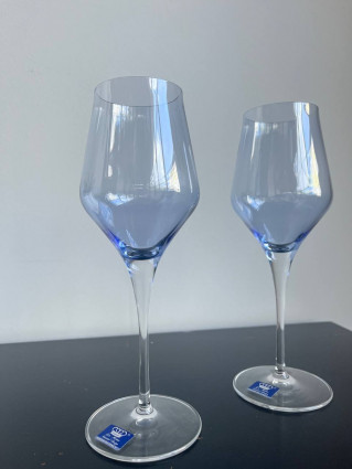Набір келихів для вина "Contessa Blue" 2 предмети, блакитний