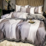 Набір постільної білизни "Орнамент" 4 предмети (сірий)