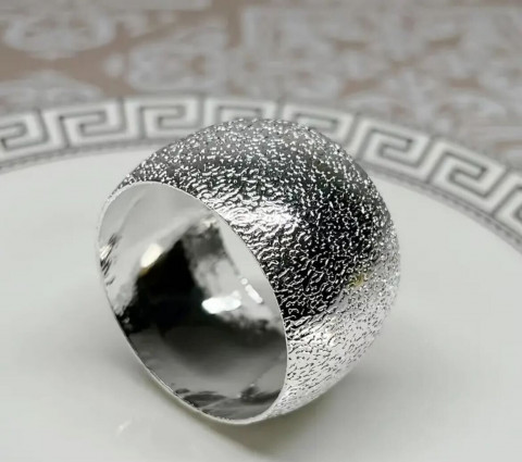 Кільце для серветок "Style" колір срібло