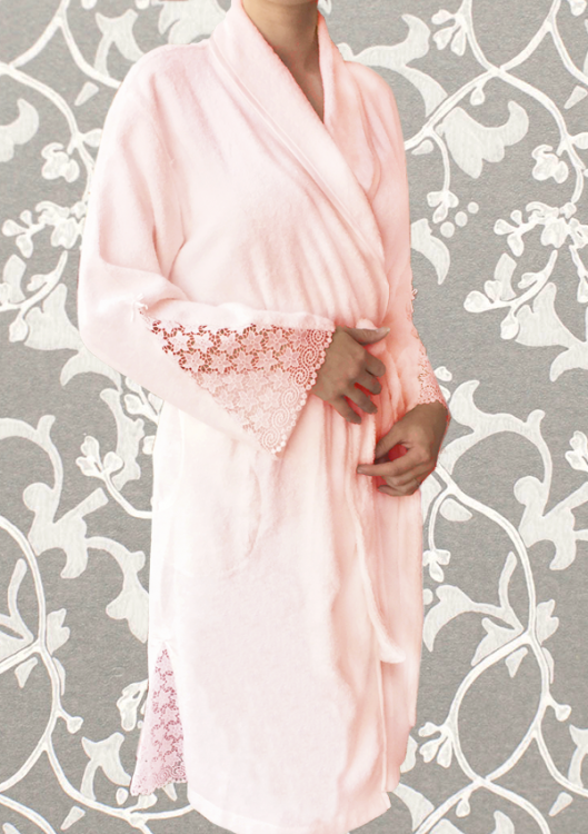 Халат "Adele", рожевий
