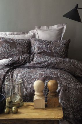 Постільна білизна "Trono", кавовий