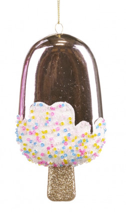 Підвіска "Морозиво" h-13, колір золото