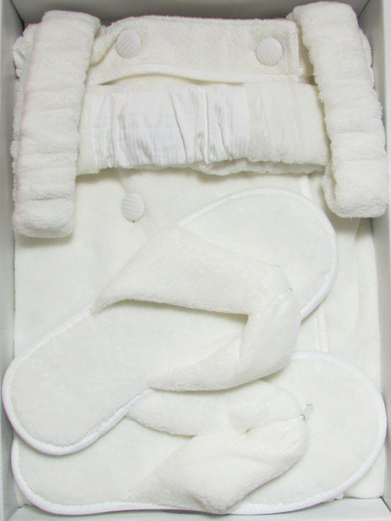 Набір жіночий "Sauna" 3 предмети (крем)