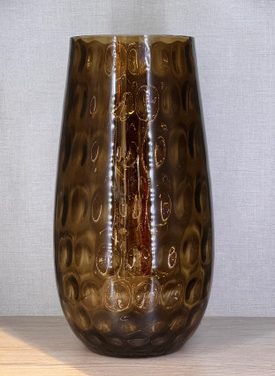 Ваза "Bouble" h-30, коричнева