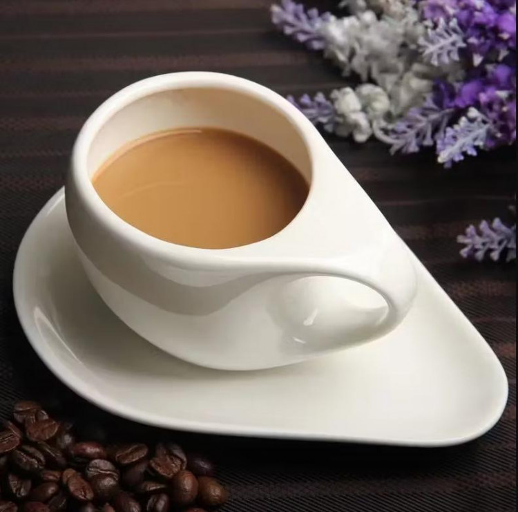 Чашка з блюдцем "Класік" 200 мл, біла