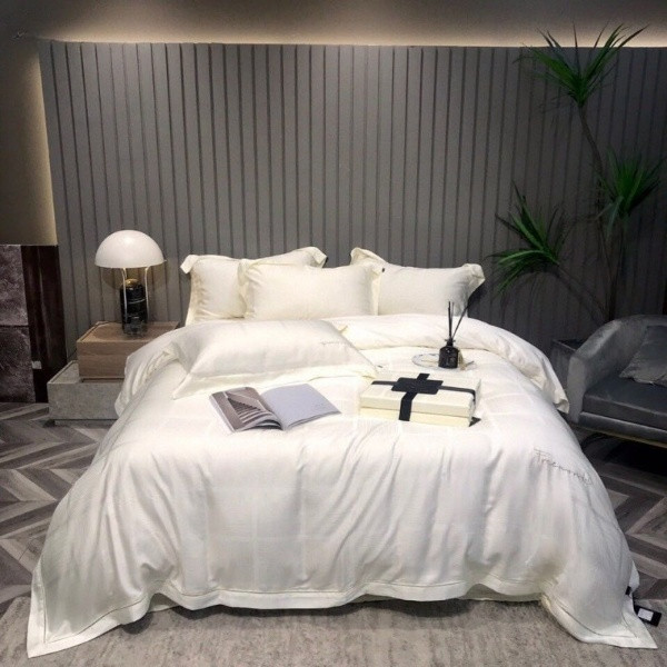 Постільна білизна "Miriam", біла