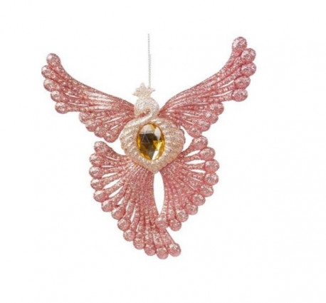 Підвіска "Фенікс" h-12, рожева