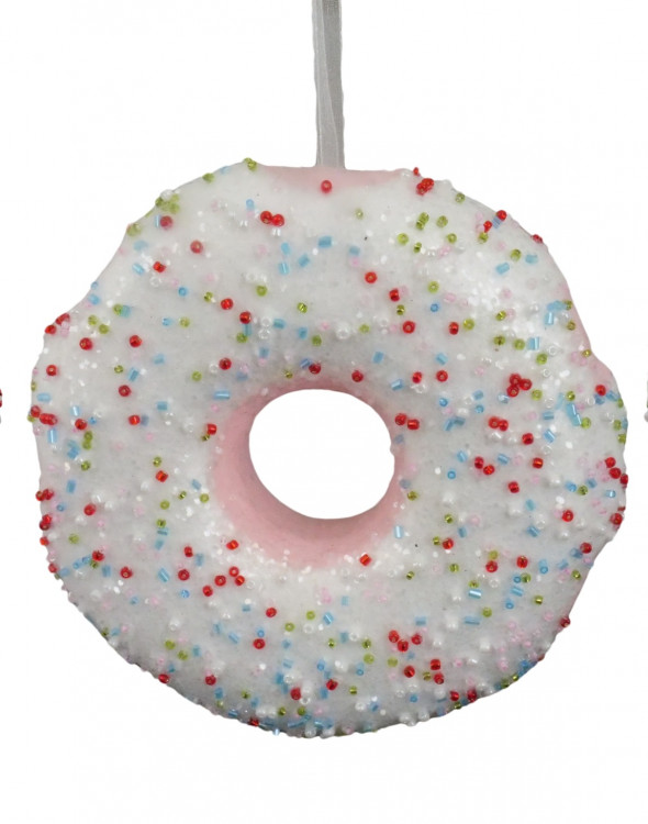 Підвіска "Пончик", пудрова