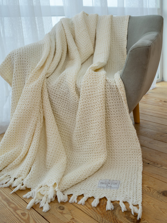 Плед Emeline, бежевий