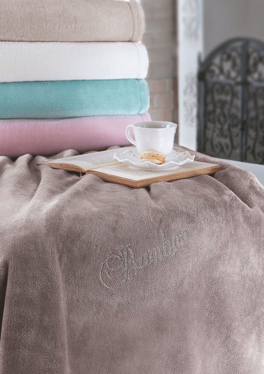 Плед Soft, коричневий