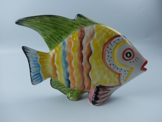 Статуетка "Риби" маленька, жовта