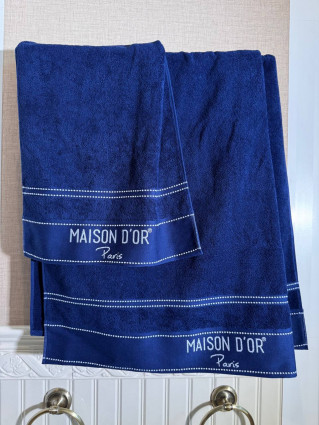 Набір рушників "Maisondor", синьо/білий