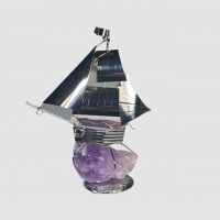 Вітрильник h-13, фуксит, колір срібло