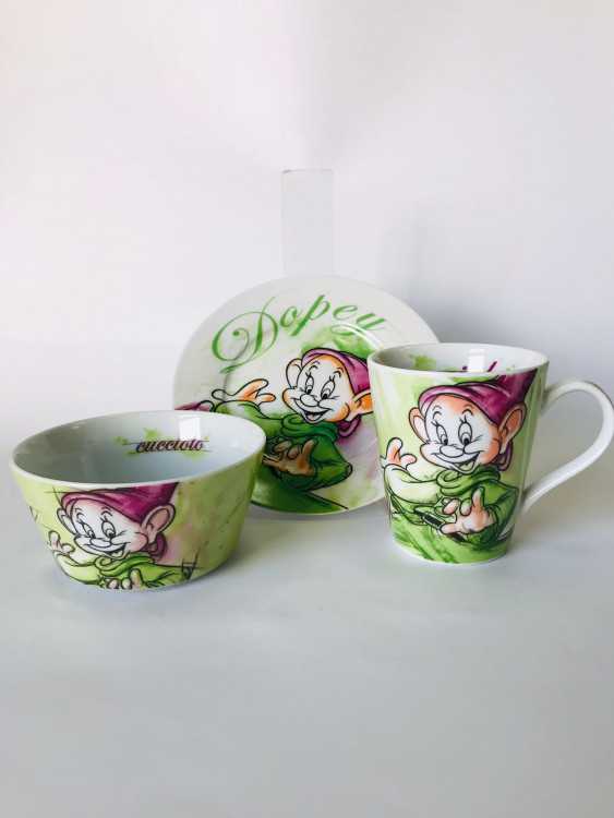 Набір дитячий Гном Простачок 3 предмети