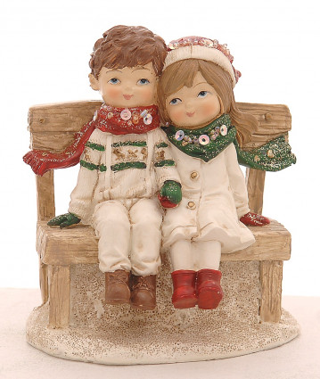 Статуетка "Моменти щастя" h-13, різнокольорова