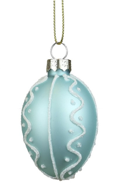 Підвіска "Яйце" h-6, блакитна