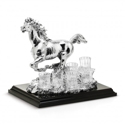 Набір для горілки "Мустанг", 6 персон, 7 предметів