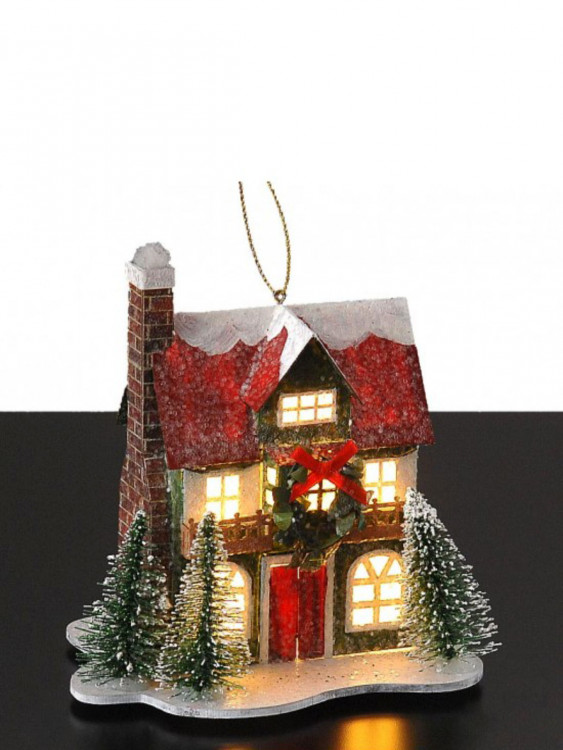 Підвіска Світиться будинок, h-13см