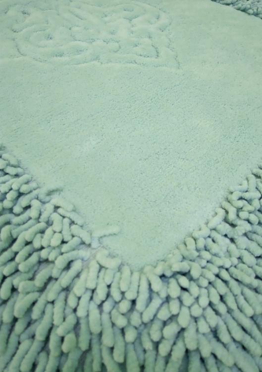 Набір килимків Macaroni 2 предмети, 50х60см та 60х100см, м'ятний