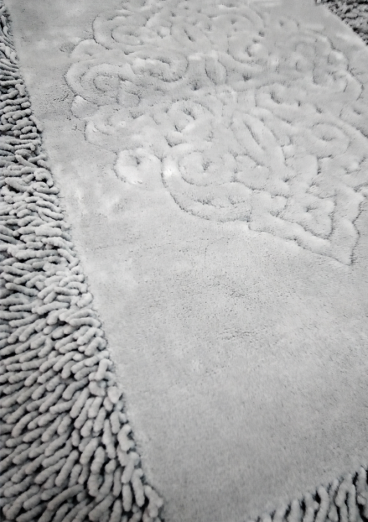 Набір килимків Macaroni 2 предмети 50х60см та 60х100см, сірий