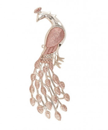 Підвіска "Жар-птиця" голова вбік h-20, рожева