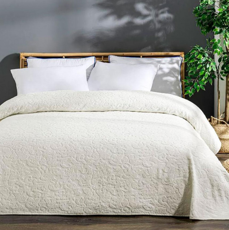 Махрове простирадло "Benna" крем