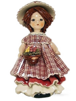 Статуетка "Дівчинка з квітами"