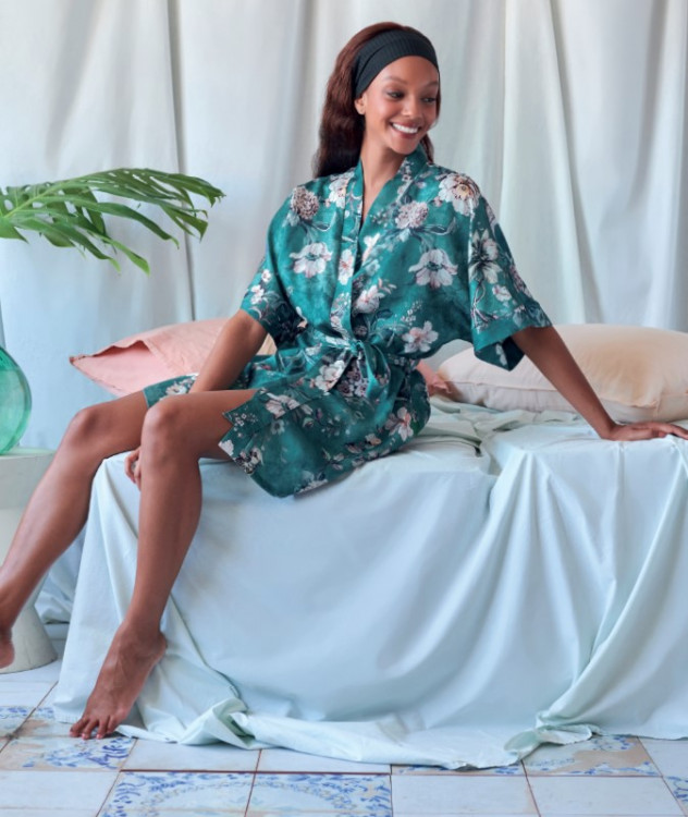 Халат "Joelle", бірюза