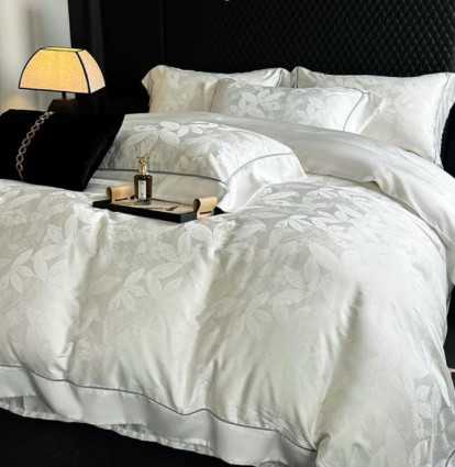 Постільна білизна з ковдрою "Bizzard", біла