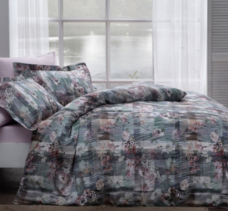 Постільна білизна "Paprika", рожево/голуба