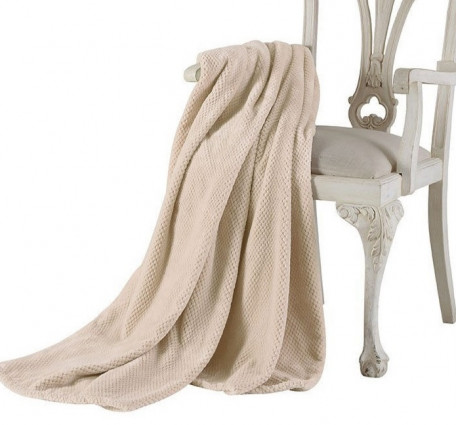 Плед Favo Soft, бежевий