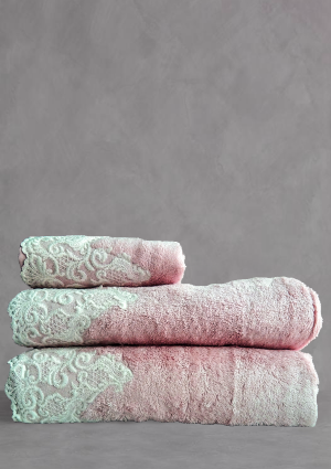 Набор полотенец "Jasmin" 3шт, розовые
