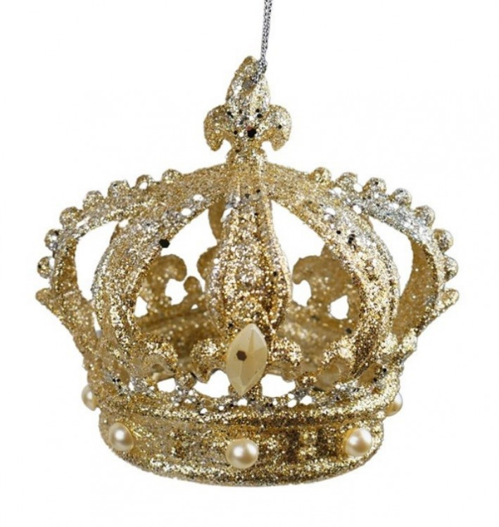 Підвіска "Корона", h-9 колір золото