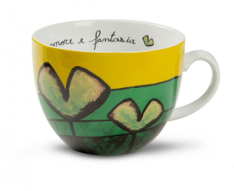 Чашка Amore 600 мл, зелена