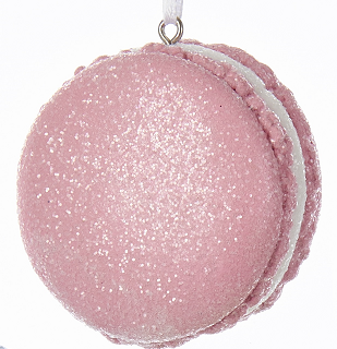 Підвіска "Макарун" h-6, рожева