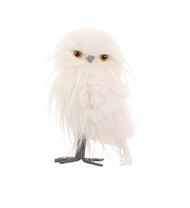 Підвіска "Пухнаста сова" h-21, білий