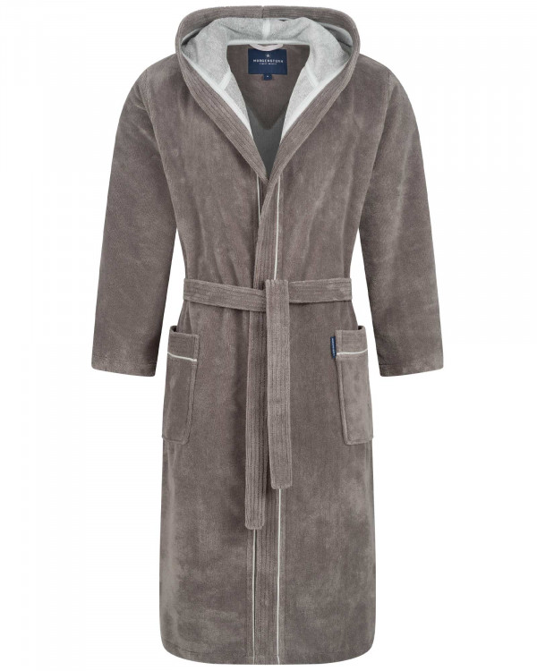 Халат чоловічий "Daniel", сіро/коричневий