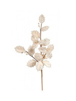 Гілка З листочками, h-63см, біла