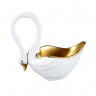 Декор "Лебідь" h-19, білий