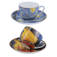 Набір чашок з блюдцем Зоряна ніч