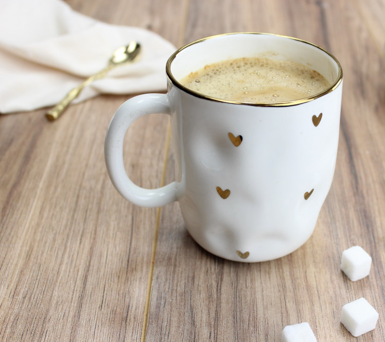 Чашка"Heart to Heart " 450 мл, колір біло/золотий