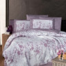 Постільна білизна "Lily", білий/ліловий