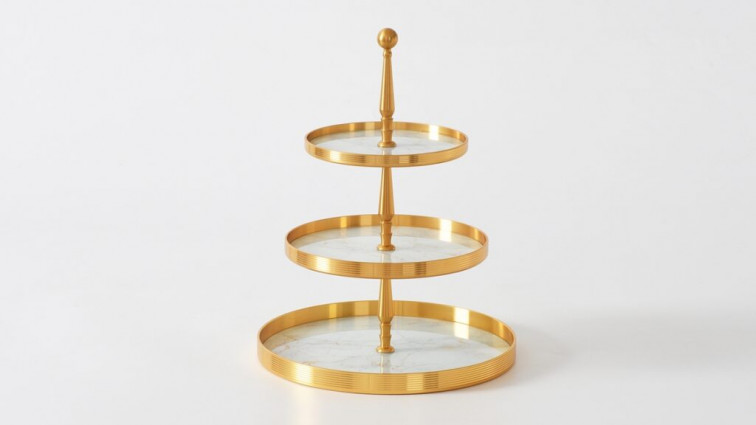 Тортівниця "Tango" h-35, колір золото