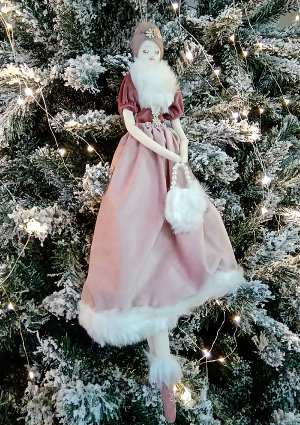 Підвіска "Леді", рожева