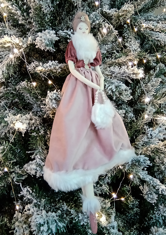 Підвіска "Леді", рожева