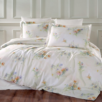 Постільна білизна "Water Color", біла