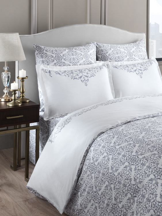 Постільна білизна "Luna", біла